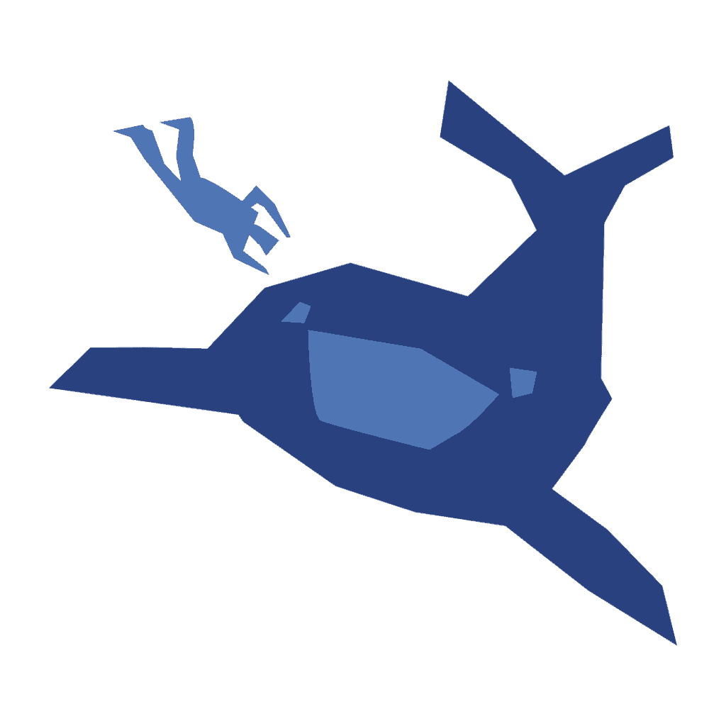 Youth skydiving at KYCK 2026 event, showcasing merchandise for the upcoming conference.