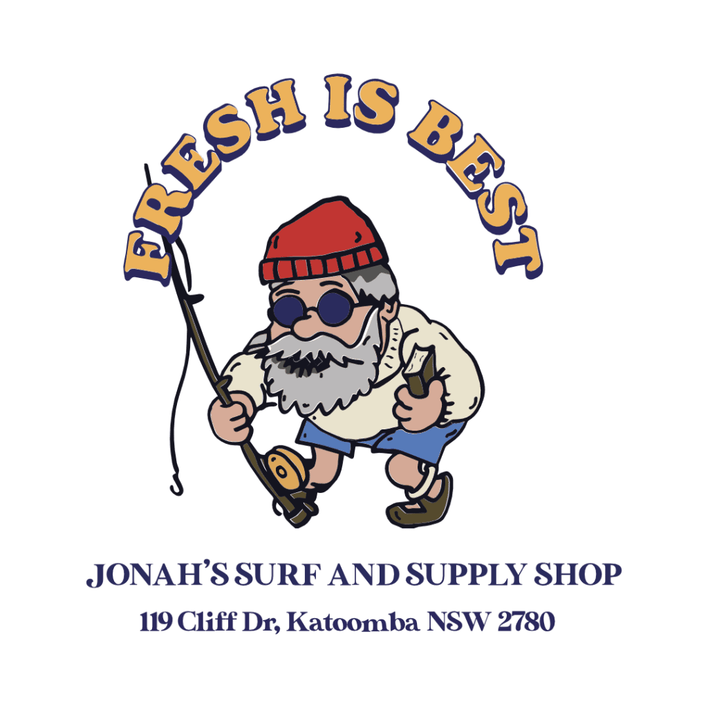 Bright and playful image of a cartoon character with a fishing rod, sunglasses, and a beanie, promoting KYCK 2026 youth event merchandise.