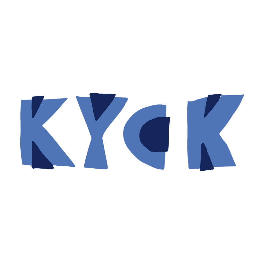 KYCK 2026 event logo featuring bold blue text, promoting the upcoming youth conference in Australia.