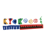 Brightly coloured KYCK 2026 logo with playful design elements for the event merchandise.